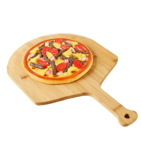 

SPRING PARK 12 inches Pizza Peel Premium Bamboo Pizza Spatula Paddle Cutting Board Handle (Baking Pizza Bread Cutting Fruit Vegetables Cheese)