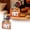E, variant on Halloween Advent Calendar, Wooden Desk Blocks Calendar to Halloween, Spooky Ghost Festival Solid Wood Desk Decor for Home Office Party Holiday Display, F