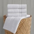 thumbnail image 3 of REGAL RUBY Quick-Dry 4 Pieces White Hand Towels Highly Absorbent 100% Turkish Cotton - Perfect Lightweight Towel for Bathroom, Kitchen, Guests, Pool, Gym, Camp, Travel, College Dorm, Shower, 3 of 7
