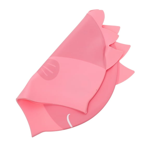 unbranded Waterproof Swim Swim Caps Swimming Cap Kids Swim Hat Boy Baby 24X21X0.2CM Pink