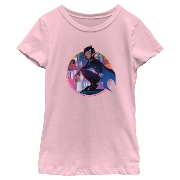 Girl's Batman Batgirl City Crouch  Graphic T-Shirt