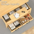 thumbnail image 3 of SNYNUXX Lift Top Coffee Table with Large Storage, Drawers and Hidden Compartments for Living Room, Dining Reception Room, Nature, 3 of 7