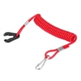 thumbnail image 2 of Cordón para interruptor de parada de motor, clip para interruptor de encendido de emergencia de motor fueraborda Cuerda para interruptor de parada de motor diseñada para precisión, 2 of 9