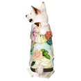 thumbnail image 1 of Fotbe Floral Vintage Sudadera con Estampado para Perros Pequeños – Suéter con Capucha para Mascotas, Tela Suave de Forro Polar con Bolsillo-Small, 1 of 7
