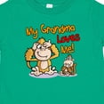 thumbnail image 4 of Inktastic My Grandma Loves Me Monkey Boys or Girls Baby T-Shirt, 4 of 5