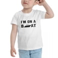 thumbnail image 5 of I'm on A Boat Funny Toddler T-Shirts for Boys Girls (White, Youth S), 5 of 5