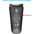 thumbnail image 2 of Cargador de afeitadora compatible con Philips Norelco HQ8505 Trimmer, para 1000 3000 5000 7000 9000 Series, HQ9, QP6510, QP6520, Aquatouch Cool Skin Electric Beard Trimmer adaptador de fuente de alimentación Kuyhfg Bienvenido a Kuyhfg, 2 of 5
