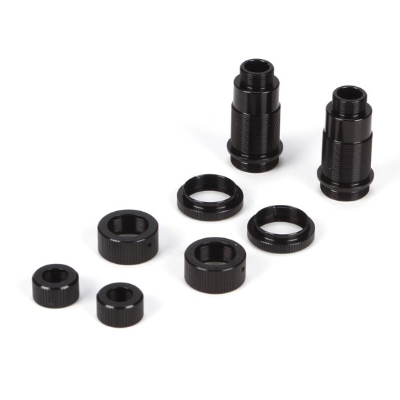 Losi Rear Shock Body Set Al Black Mini 8ightDB LOSB1912 Elec Car/Truck Replacement Parts