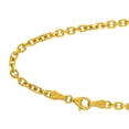 thumbnail image 2 of JewelStop 14k Solid Yellow Gold 4 mm Cable Chain Necklace 18" Lobster Claw Clasp - 16.76gr., 2 of 4