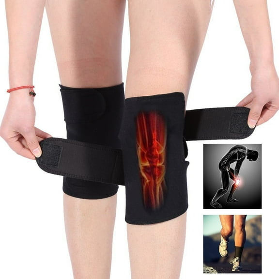 1 Pair Tourmaline Self-heating   Knee Protective Belt  Brace Support ,Knee Support, Self-heating Knee Brace