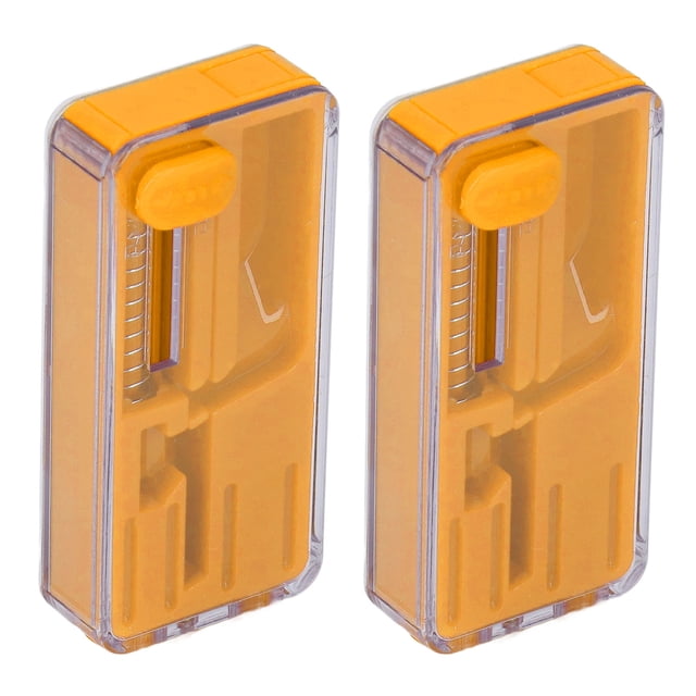 Perles d'Éclatement Pusher Box, ABS 2PCS Explosion Perles Pusher Facile à Utiliser une Opération de Main pour la Randonnée Rouge, Blanc, Vert, Noir, Orange