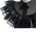 Halloween costumes woman 2024 Kids Wednesday Addams Black Tulle Dress ...