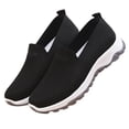 thumbnail image 1 of Zapatos de tenis para mujer, zapatos sin cordones para mujer, zapatos de tenis informales para mujer, suela suave, zapatillas de deporte para mujer, construcción robusta, 1 of 8