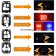 thumbnail image 2 of Luces traseras de bicicleta BRI recargables inteligentes impermeables control remoto inalámbrico, 2 of 4