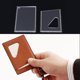 thumbnail image 2 of 2 Piezas de material cuero Artesanal Acrílico Titular de La Tarjeta Caso Plantillas Plantillas, 2 of 9