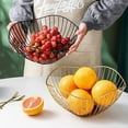 thumbnail image 3 of Metal Wire Fruit Bowl, Storage Basket for Fruit, Vegetables, Bread, Snacks, Potpourris, 3 of 12
