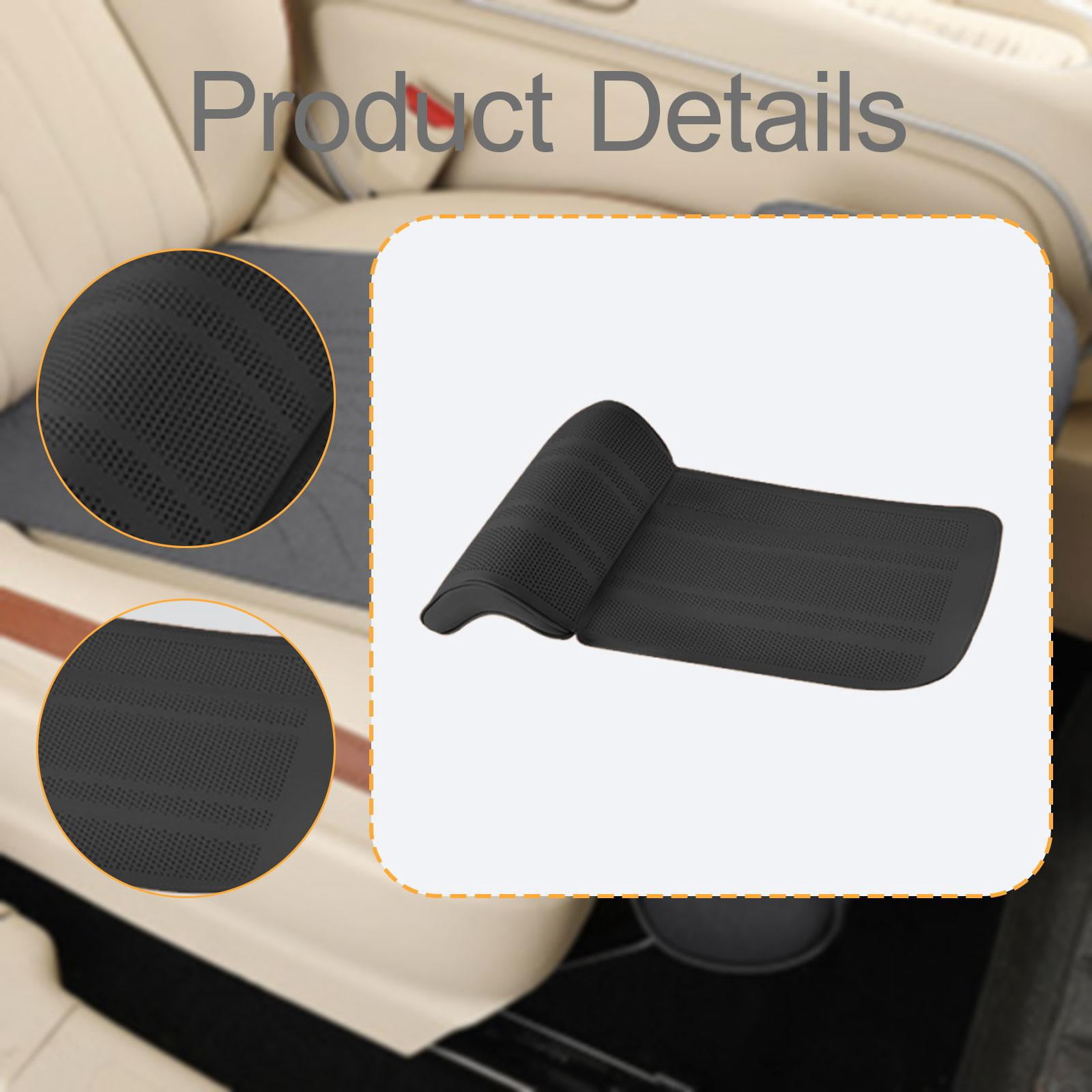 Dickly Car Seat Leg Support Extender Cushion Easily Install Comfortable Accessories Black