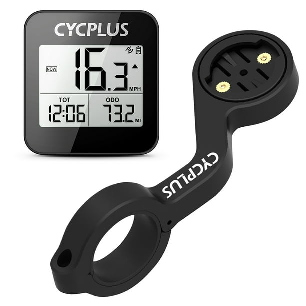 CYCPLUS Ordenador de bicicleta GPS inalámbrico con soporte de montaje IPX6 impermeable ciclismo velocímetro accesorios de bicicleta CYCPLUS Velocímetro del motorista