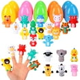 thumbnail image 1 of 20Pcs Mini Easter Plastic Finger Cots, Easter Eggs, Easter Birthday Gifts For Children, Family Parents Talking Story Set, 1 of 7