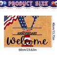 thumbnail image 3 of Coconut Coir Doormat 250th Anniversary 1776 To 2026 Patriotic Decoration For Front Porch Outdoor Entrance, 3 of 9