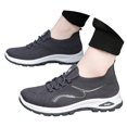 thumbnail image 3 of NOKIO Men's S𝗅ip On Sneakers Breathable Knit Athlet𝗂c Shoes with Elastic Strap, Versatile So𝗅id Color Sport Shoes Comfortable Wide Width Casual Running Shoes for Back to College, 3 of 8