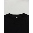 thumbnail image 3 of 95% Cotton Girls' Short Sleeve Casual T-Shirt - Cute Capybara Print, Lightweight & Breathable Summer Top for Youngsters, 3 of 5
