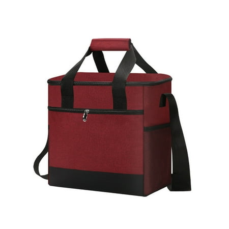 

Portable Insulated Lunch Bag Reusable Lunch Box Container 15L Capacity with Carry Handle Shoulder Strap for Kids Boys Girls School Men Women Office Work Picnic Hiking