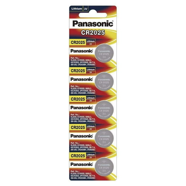 PILA Panasonic CR2025 3V CR 2025PA 5B TIRA C 5