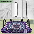 thumbnail image 6 of Yuyamidu Purple Golf Cart Seat Covers Boho Mandala Flower Club Car Seat Blanket with Pockets Fashion Golf Cart Seat Towel Blanket for Universal Accessories for Club Car and More 2-Seat Golf Carts, 6 of 7