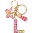 thumbnail image 1 of Letter Keychain,26 Letters A-Z Decorative Letter Keychain,Name Keychain for Women Girls Men Teenager Gift, 1 of 2