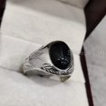 thumbnail image 3 of Black Onyx Ring, Silver Jewelry, 925 Silver Ring, Father's Day, AAA Natural Black Onyx, December Birthstone Ring, Heavy Mens Ring, Spiritual Healing Gemstone, Christmas, Designer Mens Ring, 3 of 4
