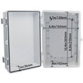 thumbnail image 4 of YETLEBOX Caja eléctrica impermeable para exteriores, caja de conexiones resistente a la intemperie IP67, caja de plástico ABS, caja de proyecto para enrutador con placa de montaje con soporte de pared, 4 of 6