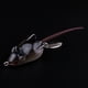 thumbnail image 2 of Cebo para ratones Rana Top-Wasser Señuelos para Señuelo de pesca artificial con anzuelos dobles Cod Perch Snakehead Negro, 2 of 9