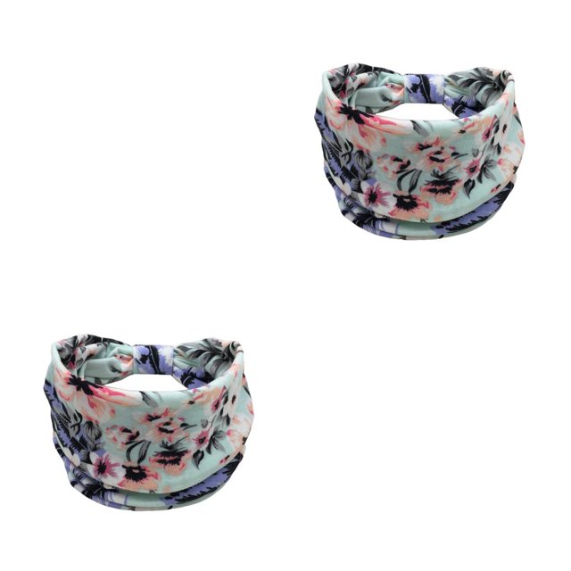 Jumpingount Diadema Bohemia Floral Banda para el sudor Bandana Accesorios Pañuelos Envoltura Ejercicio Regalos para Fitness Ciclismo Yoga Tipo 27