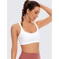 thumbnail image 2 of Sostén Deportivo CRZ YOGA para Mujer, Soporte Ligero, Tirantes Cruzados, Blanco, Talla XL, 2 of 7