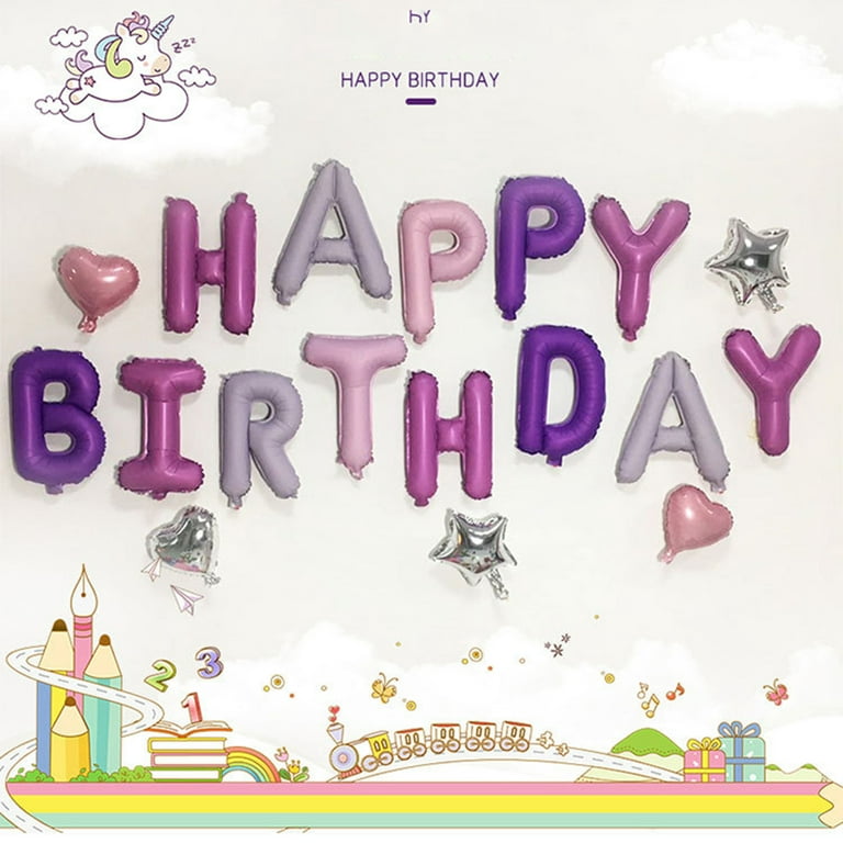 PartyWoo Happy Birthday Banner, Happy Birthday Sign Banner, Black and