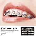 thumbnail image 2 of 40Pcs Teeth Care Brace Brackets Replacement Orthodontic Brace Brackets Convenient Brace Brackets, 2 of 5