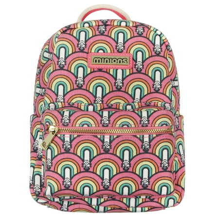 Despicable Me Minions Artist Series Rainbow Mini Canvas Backpack 11