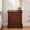 Walnut, variant on CQSXDA 22.9 Inch Mid Century Modern Nightstand in Wood Finish with 2 Drawers, USB Ports and Outlet Holefor Living Room or Entryway, Walnut