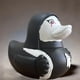thumbnail image 1 of White billed Duck Gothic Duck Statue, Hand-Painted Cool Resin White billed Duck Figure Duck Garden Statue Decoration, 1 of 3