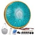 thumbnail image 1 of Tambor de acero Lidguni de 13 pulgadas y 15 notas en do mayor con accesorios, 1 of 6