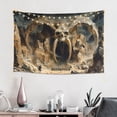 thumbnail image 2 of Gaeub Ancient Skull Cave Landscape Print Tapestry Wall Hanging(60x40 inches),Tapestry Home Decor,Wall Art for Living Room Bedroom Home Decor, 2 of 8