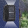 thumbnail image 3 of Kuymtek Lámpara de pared solar de 6 LED para exteriores, resistente al agua, luz de patio de jardín (blanco), 3 of 8