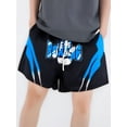 thumbnail image 2 of Hansber Kids Boxing Shorts Running Sports Boxer Shorts Muay Thai Training Drawstring Summer Hot Pants Light Blue 10, 2 of 5