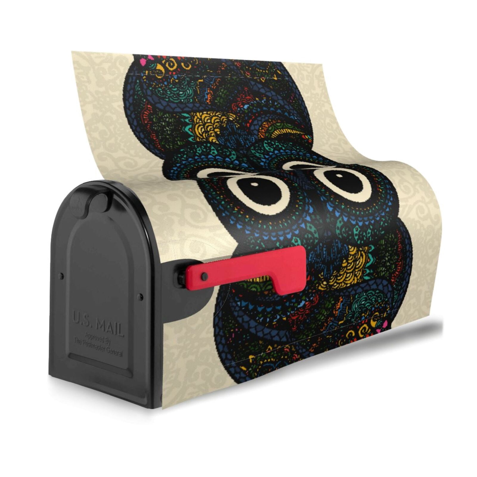 Kdxio Magnetic Mailbox Cover 25.5x21 in Mailbox Cover Outdoor Decoration Holiday Mailbox Covers for Home Garden Yard-25.5x21 in