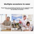 thumbnail image 3 of 4pcs Rimless Reading Glasses Blue Light Blocking Computer Reading Eyeglasses Reusable Rectangular Glasses Lightweight Eyewear Glasses 100/150/200/250 for Men Women Reading, 3 of 8