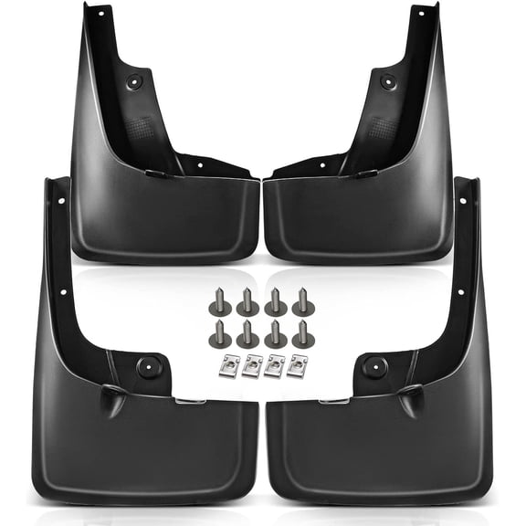 A-Premium Splash Guards Mud Flaps Mudguards Compatible with Toyota 4Runner 2010-2019 Front & Rear 4-Pcs