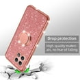 thumbnail image 3 of nancheng for T-Mobile Revvl 7 5G Case, for T-Mobile T Phone 2 5G Phone Case Women Cute Soft Silicone Glitter Cover with Ring Kickstand Shockproof Protective Case - Rose Gold, 3 of 7