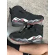thumbnail image 1 of Ni - ke Air Jordan 8 Retro Playoff Black Red Blue White Chrome - Size 9, 1 of 5