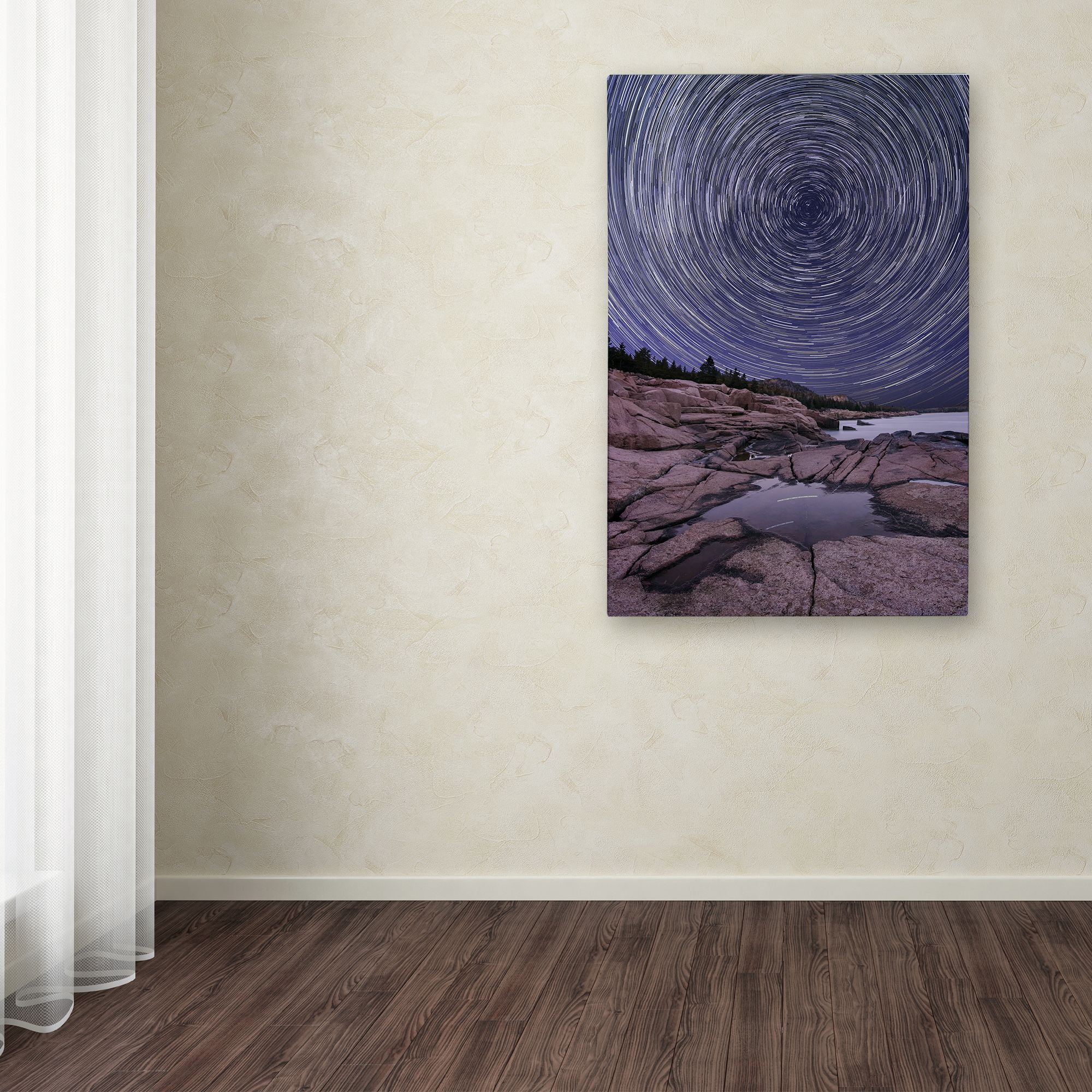Trademark Fine Art "Celestial Bullseye" Canvas Art by Michael Blanchette Photography